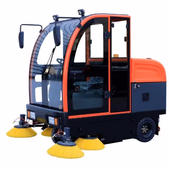 2023 Balayeuse de sol électrique alimentée par batterie pour balayage/nettoyage/lavage/machine de récurage pour l'industrie/entrepôt/atelier